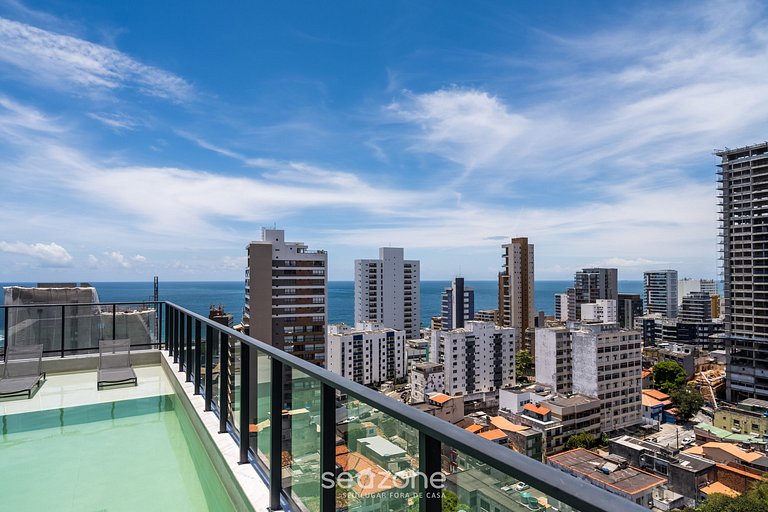 Apartamento a 400m da Praia da Barra BLB1306