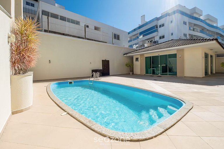 Apto com piscina a 2min da praia CAC106