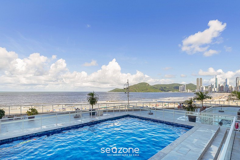 Apto com piscina em frente ao mar IPT0171