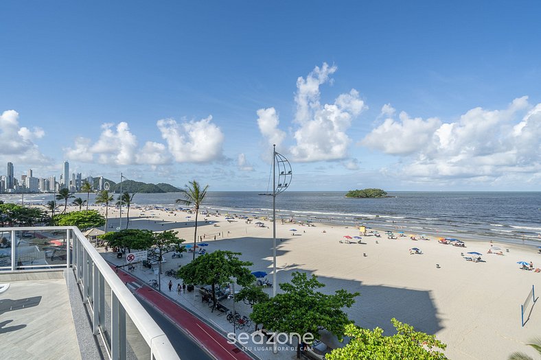 Apto com piscina em frente ao mar IPT0171