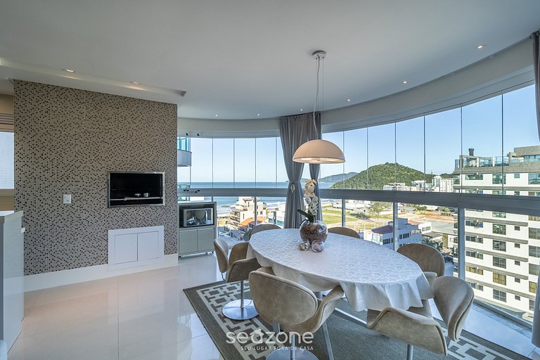 Apto moderno com vista mar na Praia Brava BBL0703