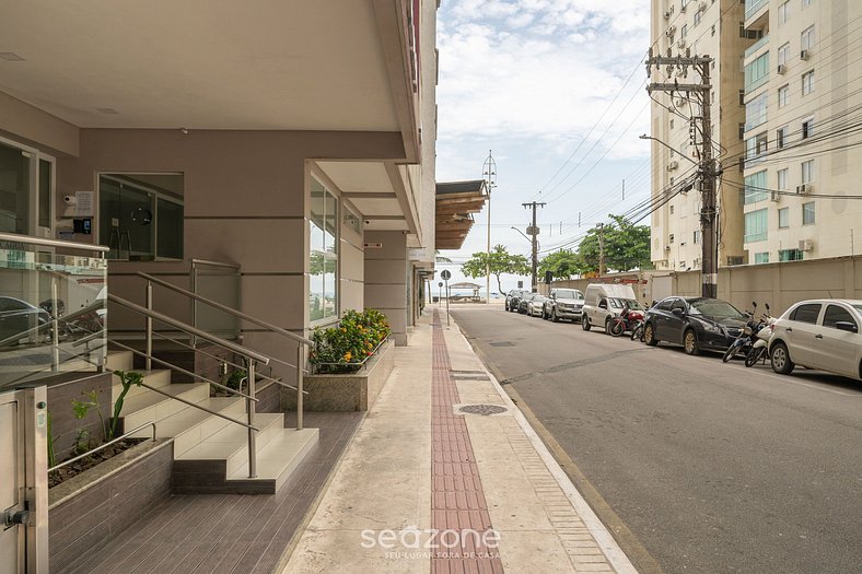 Apto Pé na Areia no Centro de Balneário ACO803