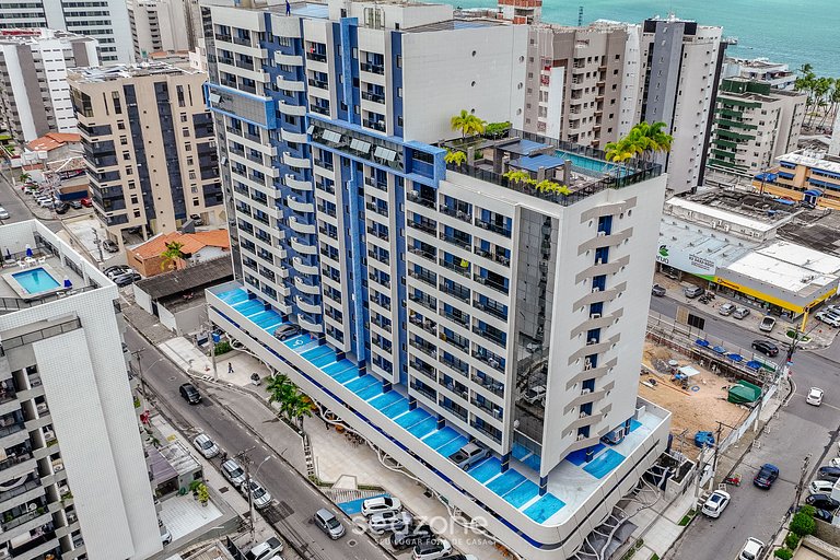 Estúdio c/ Piscina 300m da Praia - Maceió ETI0724