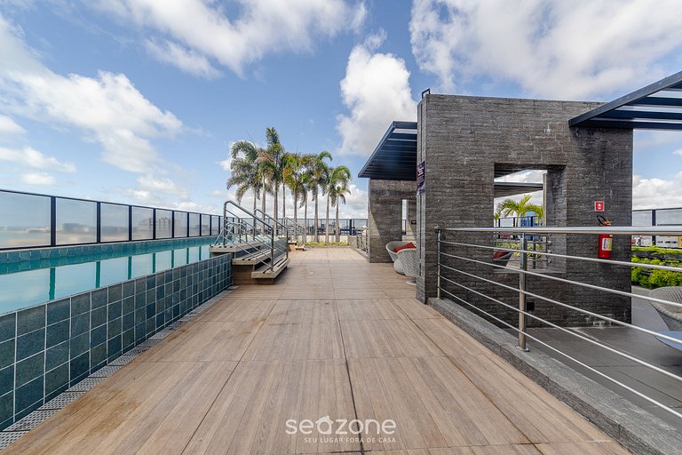 Estúdio c/ Piscina 300m da Praia - Maceió ETI0724