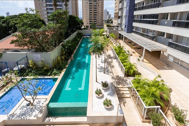 Estúdio cômodo com Piscina no Setor Bueno TXP1803