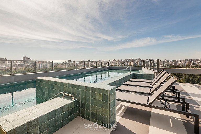 Estúdio em Prédio com Piscina em Porto Alegre - JRE