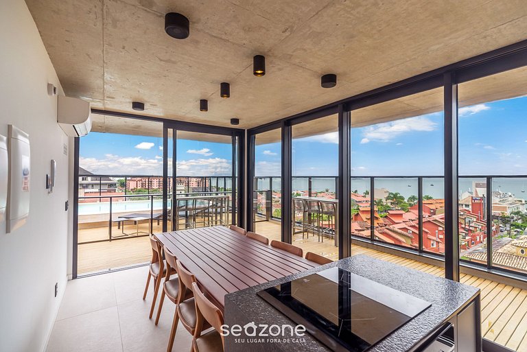 Hermoso estudio 260 m de la playa - Jurerê SOT0203