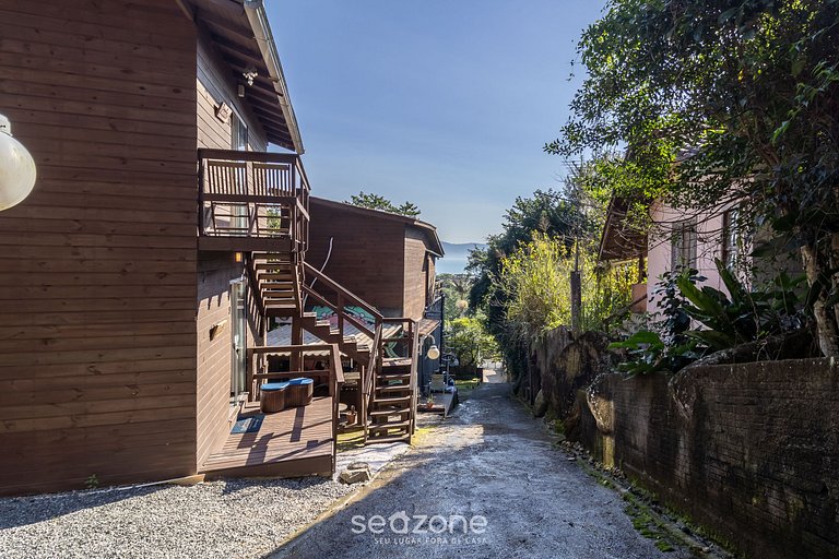 Loft lindo e romântico vista mar em Jurerê