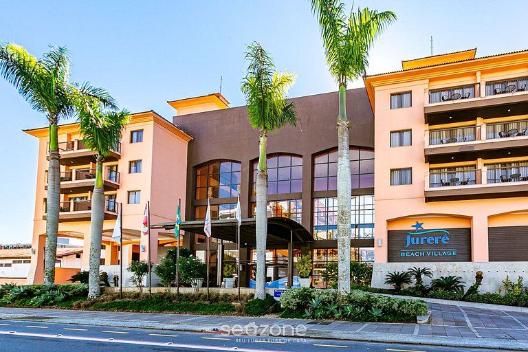 Ótimo apto c/piscina em resort de luxo em Jurere JBV157