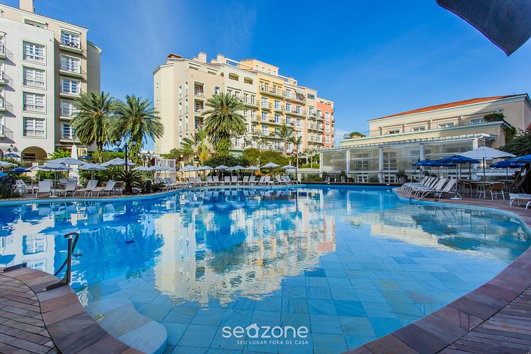 Studio em Jurerê em resort vista para piscinaILC4213Seazone