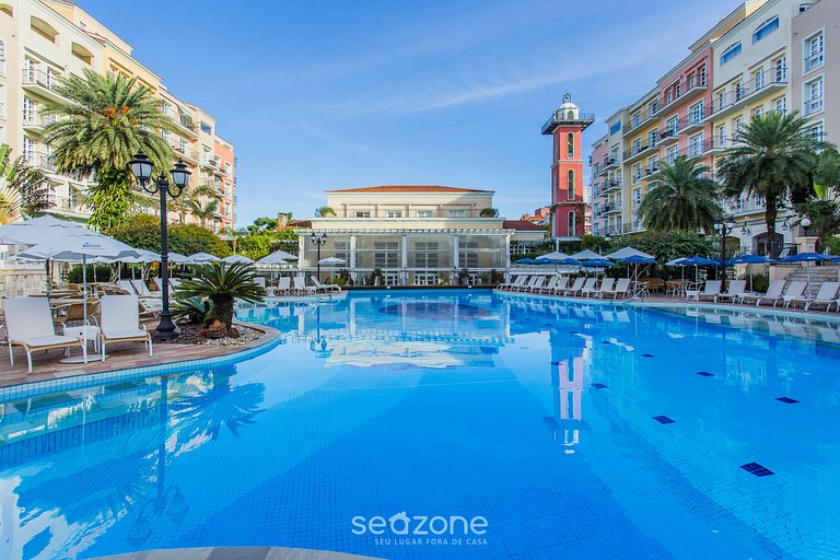 Studio em Jurerê em resort vista para piscinaILC4213Seazone